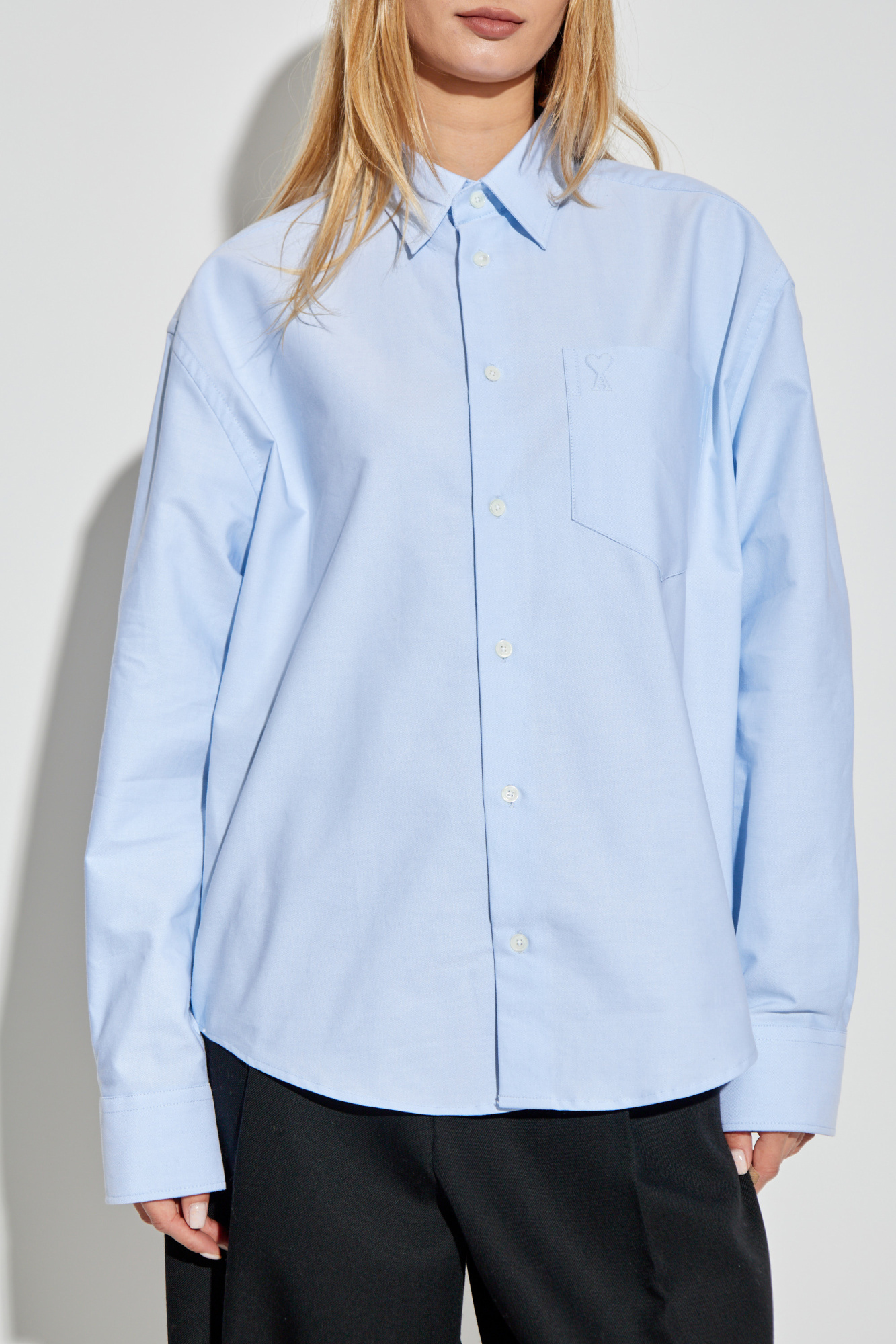 超歓迎された Shirt Mattiussi Alexandre Ami with Clothing Men's | logo トップス